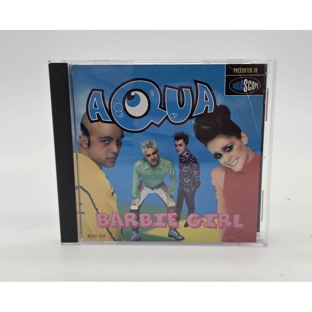 AQUA Barbie Girl Promo Promotional CD Single Radio Edit 1997 MCA VGC